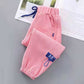 Girls' Trousers Loose Sweatpants Children's Spring and Autumn All-match Girls' Casual Pants Solid Color Trousers