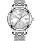 Luxury Waterproof Mechanical Watch Men Automatic Automatic Steel Multifunction Watches