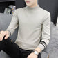Fashion Brand Sweater Man Pullovers Warm Slim Fit Jumpers Knitwear Woolen Autumn Casual Mens Clothes