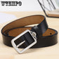 Jeans Belts New Women Fashion Wide Belt Drill Women's Leather Waistband