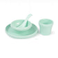 Chinese Style Restaurant Hotel Melamine Two-color Set of Four-piece Creative Anti-fall Imitation Porcelain Tableware