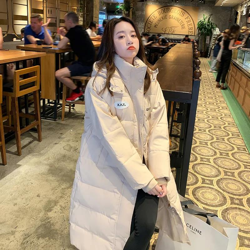 Down Coat Cotton-padded Jacket Women's Padded Jacket Mid-length Winter Coat Women Korean Style Loose Winter Clothes