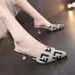 Women's Summer Sandals Stiletto High Heels All-match Non-slip Wear-resistant Pumps