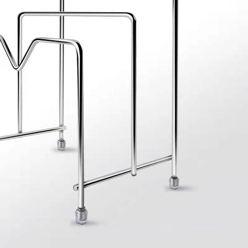 Vertical Kitchen Pot Cover Rack Cutting Board Rack Towel Rack Multifunctional Stainless Steel Knife Rack Board Rack Storage Rack