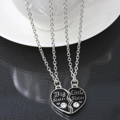 Joker Item Gift Letter Necklace Best Sister Couple Lettering Love Pendant