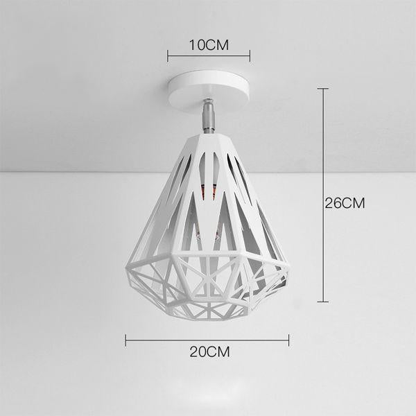 Retro Industrial Iron Chandelier Hanging Lights LED Pendant Lamps Living Room Bedroom Restaurant