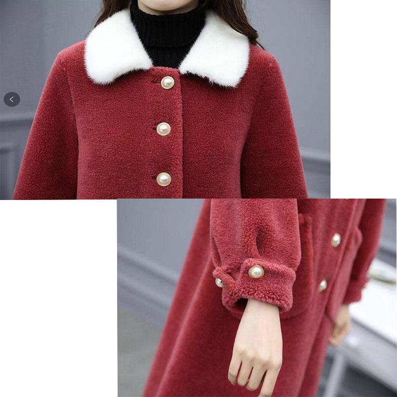Faux Fur Coat Women Warm Outwear Plush Fur Jacket Winter Coat Loose Cardigan Trench Female Jacket