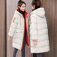 Winter Fashion Trend Down Feather Female Winter Students Loose Thick Warm Mid-length Quilted Jacket Tide