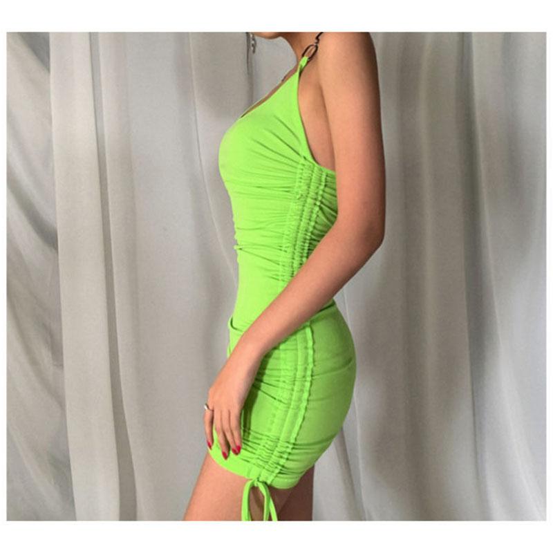 Hanging Neck Suspender Skirt Waist Beautiful Back Tight-fitting Dress Female Temperament Thin Base Skirt All-match