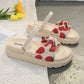 Sweet Sandals Female Summer Fairy Style Student Fashion Roman Platform with Skirt Flat Shoes
