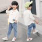 Children's Clothing Boys Spring and Autumn Suits Children's Casual Sports Cool Long Sleeve Shirts and Jeans Two-piece Sets