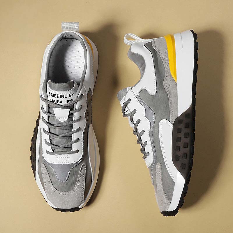 Men's Casual Shoes 2021 New Sports Shoes Breathable Running Shoes Non-slip Wear-resistant Fabric Shoes