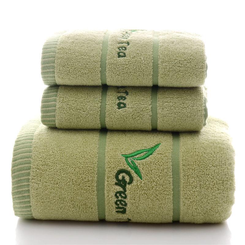 1 Pure Cotton Bath Towel + 2 Towels Bath Towel Pure Cotton Adult Fabric Is Soft and Absorbent Does Not Shed Hair and Does Not Fade