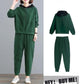 Sportswear Suit Women's Spring and Autumn Loose Hooded Hoodie Two-piece Suit Light and Comfortable Sweat-absorbent and Breathable