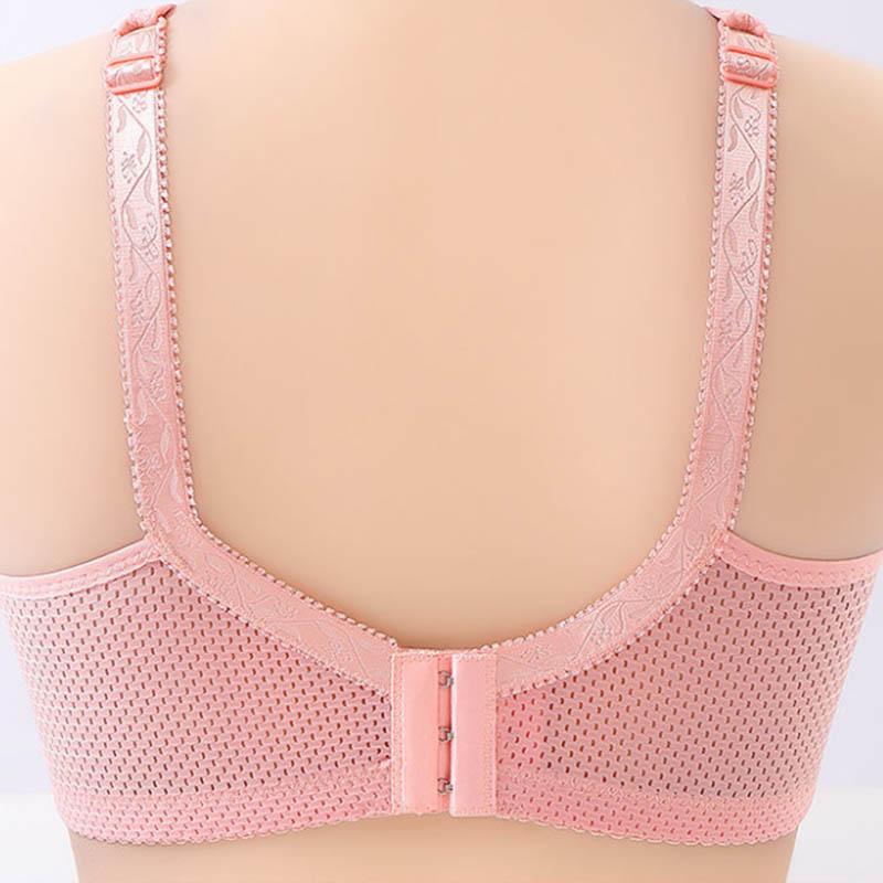 Large Size Thin Non-magnetic Tube Top Anti-glare Gather Full Cups Close Breast Bra No Steel Ring Anti-sagging Comfortable Breathable Bra