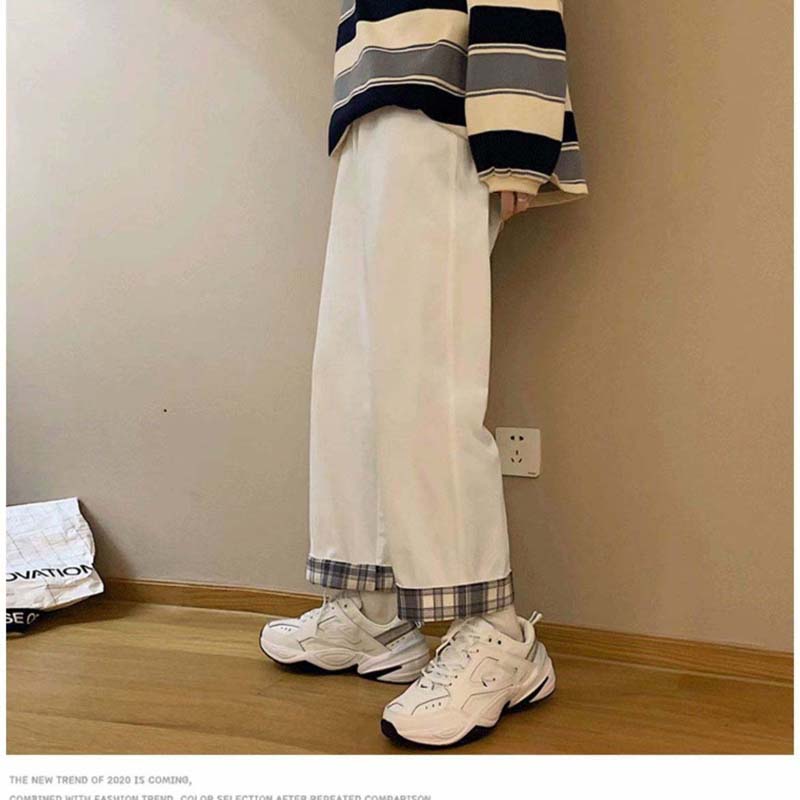 Men's Spring New Casual Pants Men's Summer Thin Loose Straight-leg Pants
