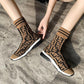 Flying Knit Stretch Socks Shoes Women's High-top Sneakers Breathable Casual Shoes