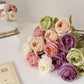Coke Edge Imitation Dried Flower Rose Flower Korean Light Luxury Decoration Decoration Dining Room Fake Flower Simulation Flower Home Bouquet