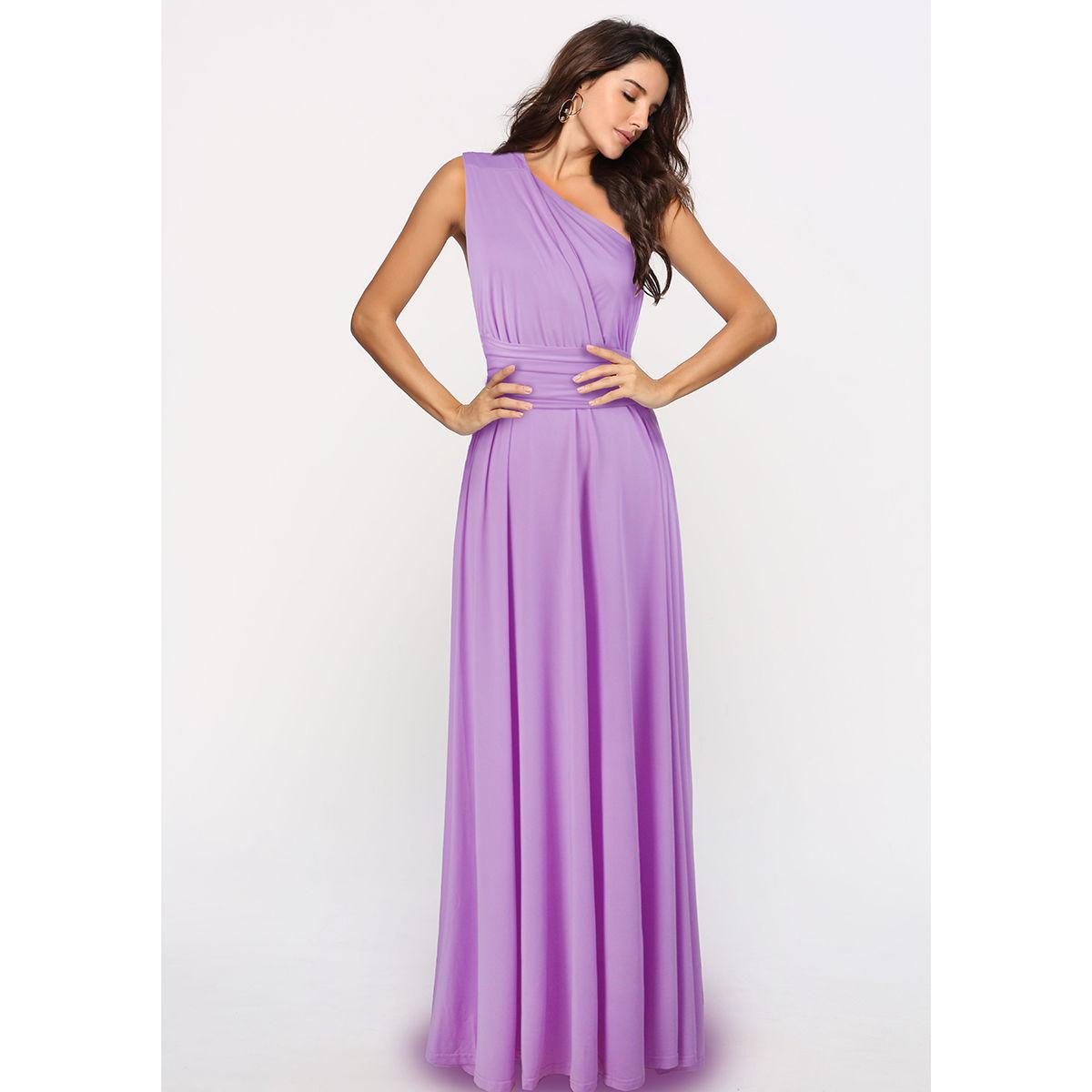 Sexy Women Bandage Long Party Multiway Swing Dress Convertible Infinity Robe Bridesmaids Boho Dress
