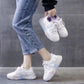 Women's Summer Sports Shoes Daddy White Shoes All-match Student Casual Running Shoes Light Casual Shoes Mesh Shoes