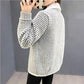 Autumn and Winter Fashion Knitted Cardigan Lapel Long-sleeved Warm Sweater Short Thick Casual Jacket