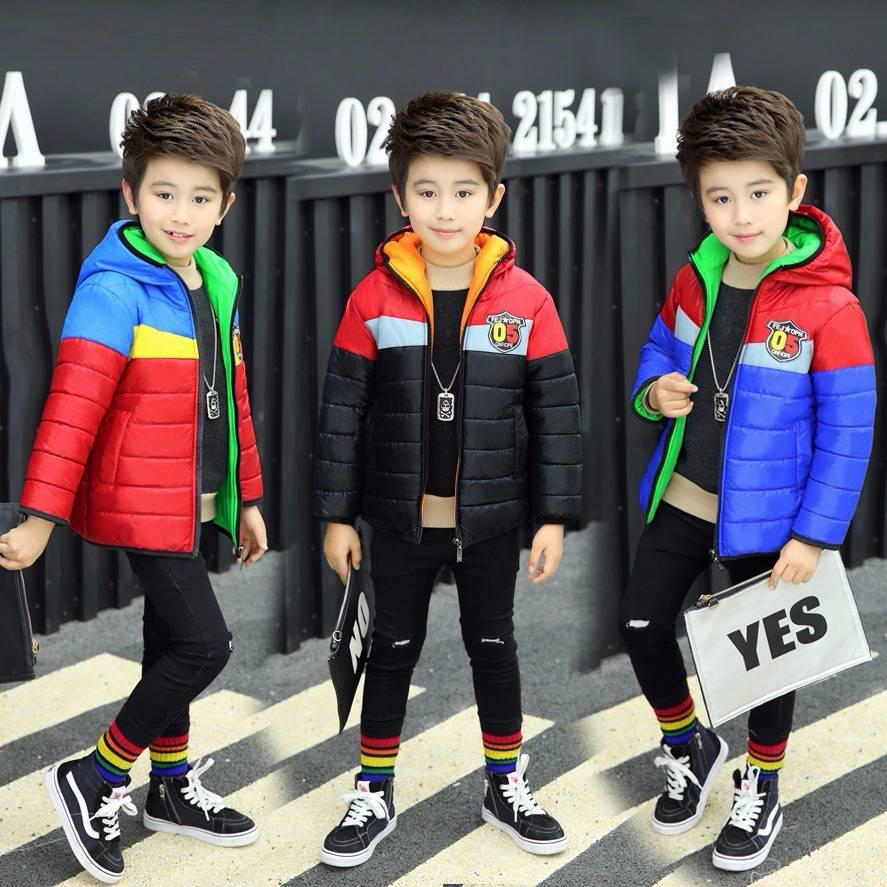 Children Down Jackets Warm Outerwear Down Hooded Kids Winter Jackets for Boys Girls Winter Coat