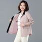 Windbreaker Women's Short Jacket Spring Loose Stand Collar Loose Jacket Women's Spring and Autumn