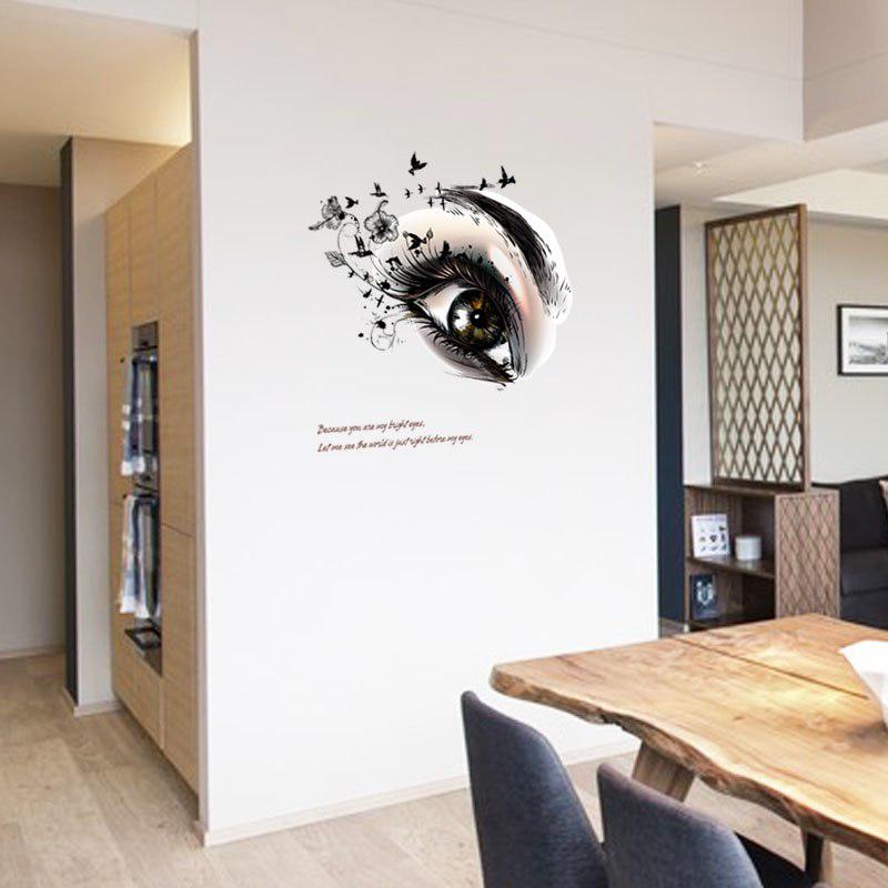 Stickers Wall Stickers European and American Style Eye Wall Stickers Living Room TV Sofa Background Decoration Home Decoration