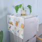 Print Dust Covers Washing Machine Covers Refrigerator Organizer Fridge Dust Cover with Pocket Home Decor