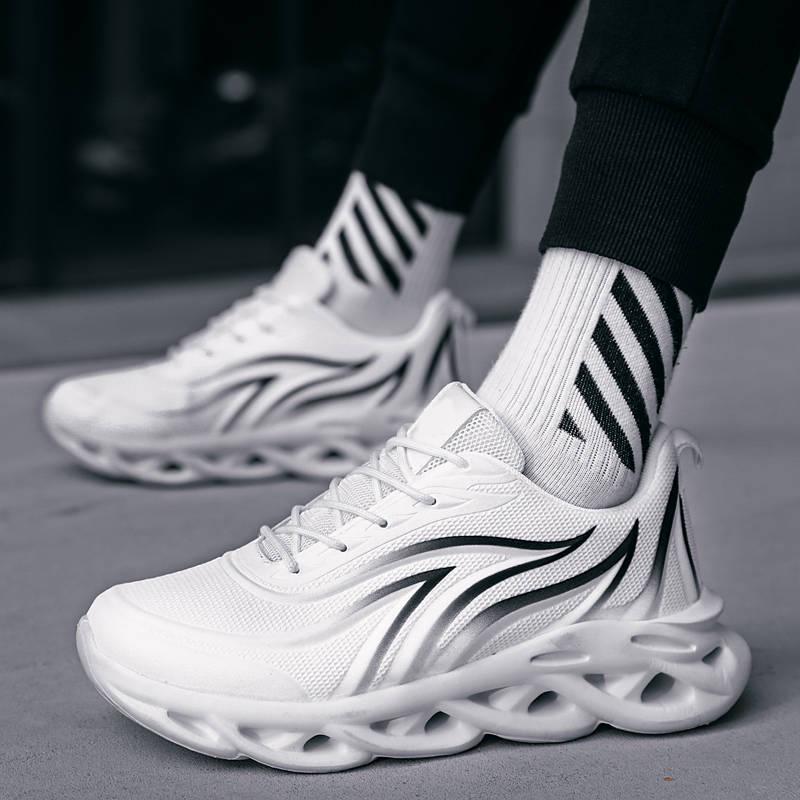 Beacon blade shoes trend shoes solid color men's breathable wild increased shoes running sneakers
