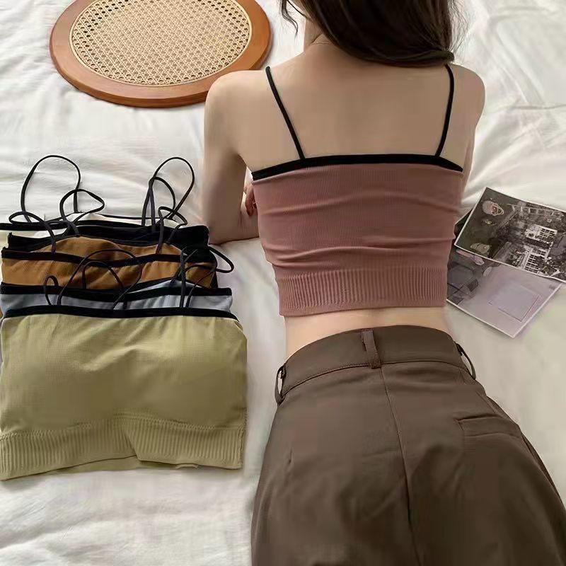 Sports Girl Underwear Anti Light Gathering Bra Beautiful Back Korean Suspender Vest Can Be Worn Outside To Wrap The Chest