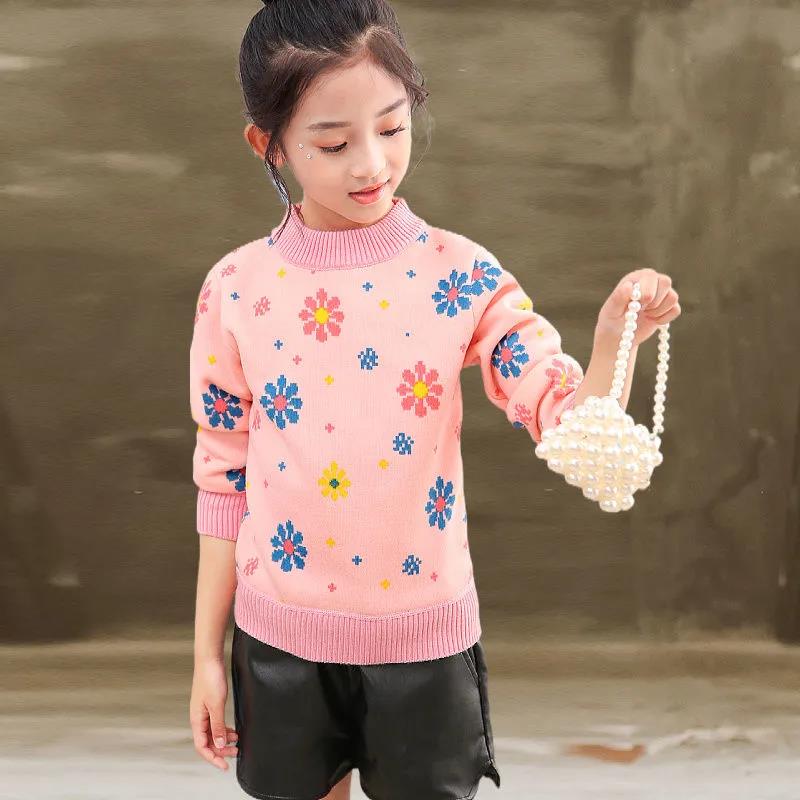 Autumn Baby Girls Boys Sweaters Coat Kids Knitting Pullovers Tops Baby Boys Girls Cartoon Long Sleeve Sweaters