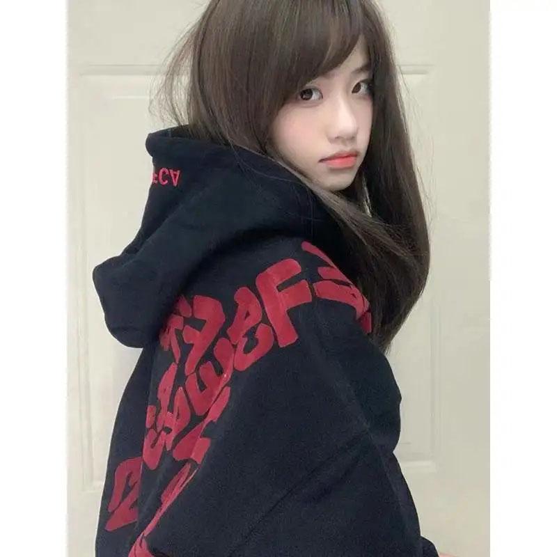 Women's Spring and Autumn Oversize Loose Sweater Bf Lazy Wind Long-sleeved Coat Ladies Casual Long-sleeved Pullover Top