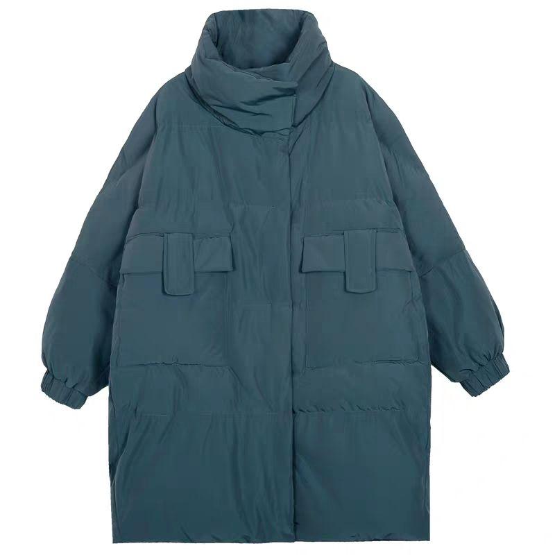 Cotton Clothes Women's Winter Mid-length Loose and Thick Student Cotton-padded Clothes Bread Coat Jacket Ins Tide
