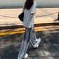 High Waist Drape Wide-leg Pants Korean Casual Pants Women's Ink Dyed Pleated Loose and Thin Mopping Trousers