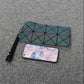 Luminous Women Clutches Bag Portable Large Capacity Wallets with Coin Pocket Zipper Purse