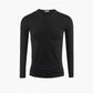 Long-sleeved T-shirt Men's Winter Warm and Comfortable with A Solid Color Bottoming Shirt Slim Thin Section