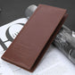 Fashion Long Wallet Men Anti-theft Waterproof Multi-function Leather Card Package Clutch Coin Purse