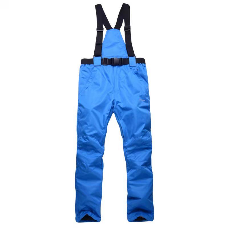 Men's and Women's Snowboard and Ski Pants Outdoor Windproof and Waterproof Detachable Overalls Winter Thick Warm Cotton Trousers