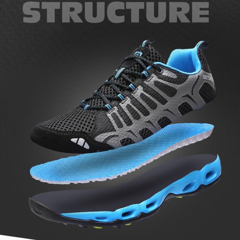 Quick-drying Lightweight and Breathable Outdoor Men's Shoes Autumn Fishing Hiking Shoes
