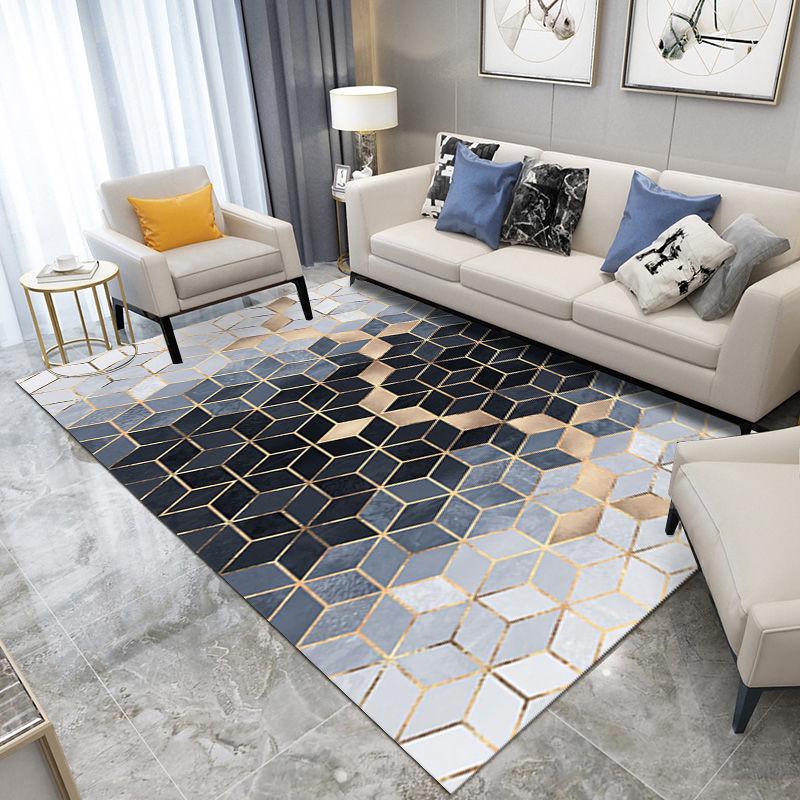 Nordic Minimalist Ins Style Geometric Living Room Sofa Coffee Table Bedroom Household Carpet Tatami Doormat Bedside Blanket