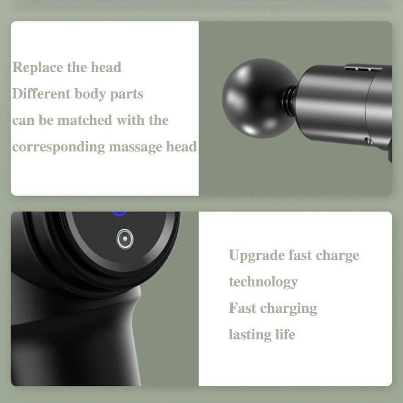 Shollery Gun Massage Gun Cervical Massager Electric Massager Body Waist Pain Pain Neck Film Gun Stovepipe