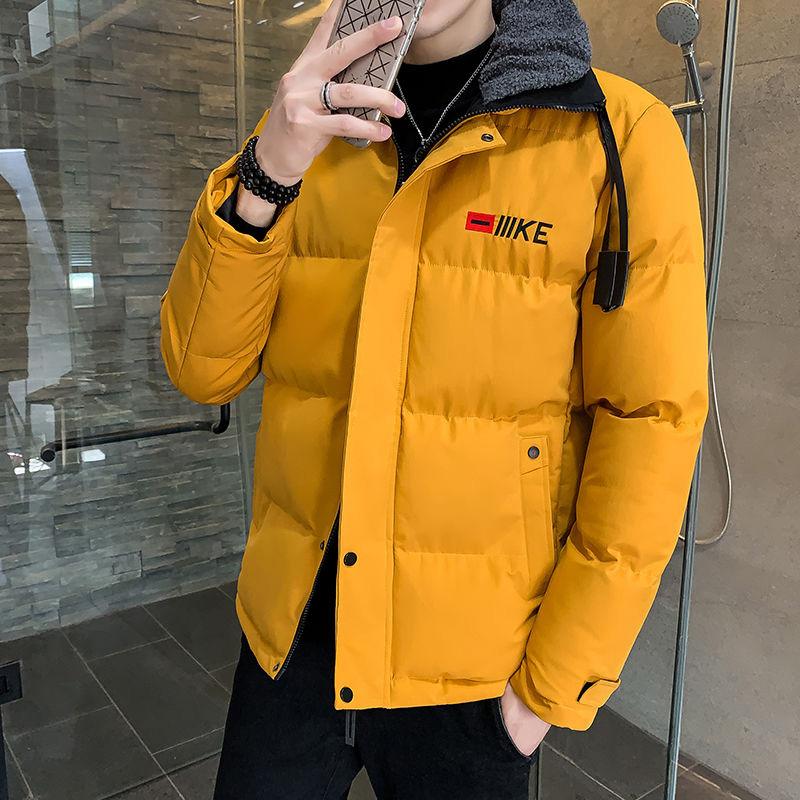 Winter Plus Size Down Jacket Men's Short Thick Youth Jacket Korean Version of The Trend of White Duck Down Jacket Hooded Warm Jacket
