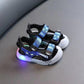 Baby Sandals Summer Boys Light-up Sandals Baotou Anti-kick Beach Shoes 1-2-3 Years Old Soft Bottom Toddler Shoes