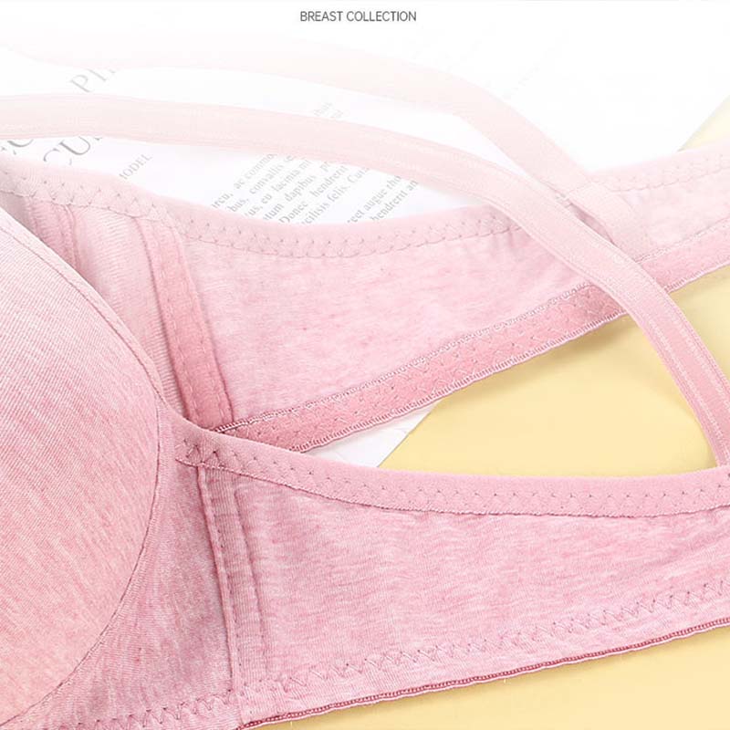 Small Size Thin Section Gathered Bra Sexy No Steel Ring To Close The Auxiliary Breast Anti-sagging Stereotype Adjustment Light and Breathable Bra
