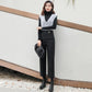 Woolen High-waist Straight-leg Pants Women's Autumn and Winter Fashion Loose and Thin Casual Cigarette Pants Nine-point Suit Pants