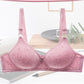 Ladies No Rims Plus Size Bra Thin Mold Cup Breast Gathering Breathable Underwear
