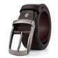 Genuine Leather Belt Men's Leather Casual Belt Waist Strap Alloy Pin Buckle Belt