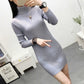 Autumn and Winter Turtleneck Sweater Women Pullover Mid-length Slim-fitting Thick Tight Knit Bottoming Shirt