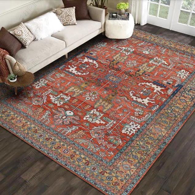 Persian Carpet Livingroom Carpet Bedroom Sofa Coffee Table Rug Luxury European Floor Mat Study Room